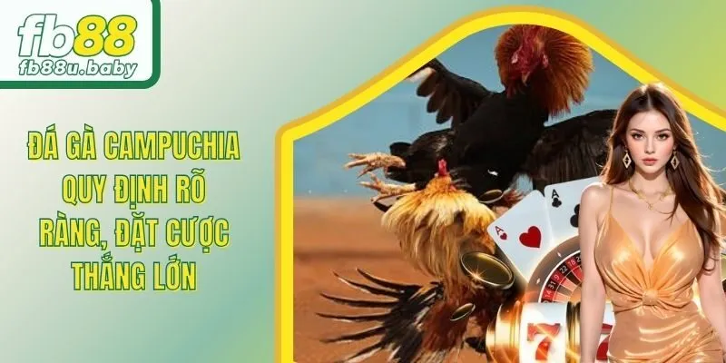 Đá Gà Campuchia - Quy Định Rõ Ràng, Đặt Cược Thắng Lớn