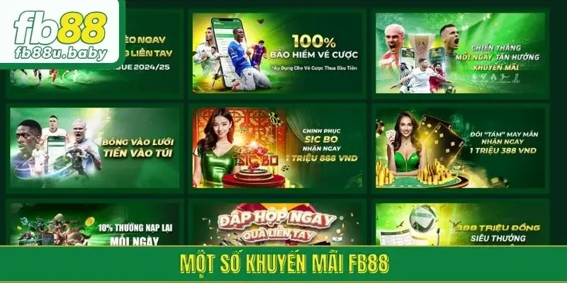 Một số khuyến mãi FB88